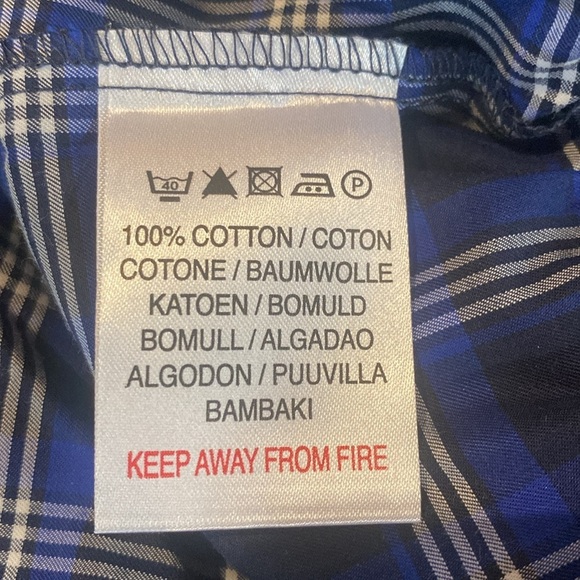 Derek Rose of London Pajama Pants Blue Plaid Tartan Pants Sz XXL - Picture 7 of 9